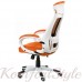 Кресло офисное Briz orange/white