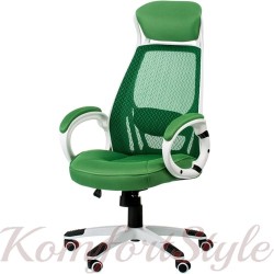 Кресло  руководителя Briz green/white