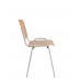 Iso wood (Исо вуд) black/chrome  офисный стул для посетителей
