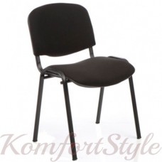 Iso black/chrome  (Исо черный/белый) стул офисный для посетителей